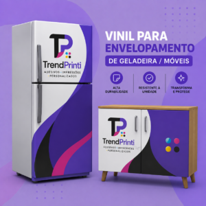 Vinil para Envelopamento de Geladeira/Móveis