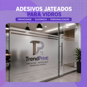 Adesivos Jateados para Vidros