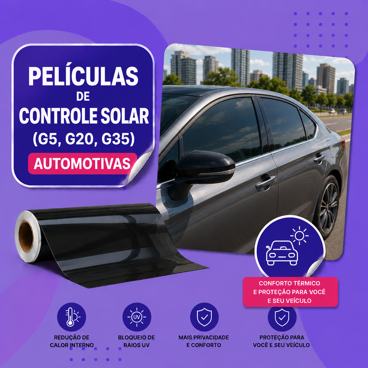Películas de Controle Solar