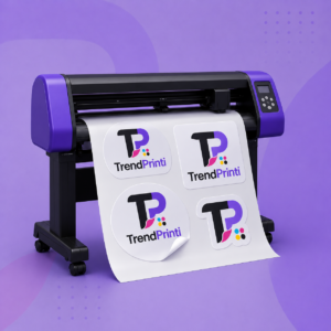 Adesivos recortados em plotter
